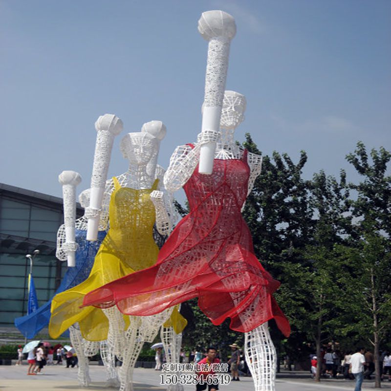 建筑五环人雕塑 现代雕塑定制 园林景观运动员雕塑精选