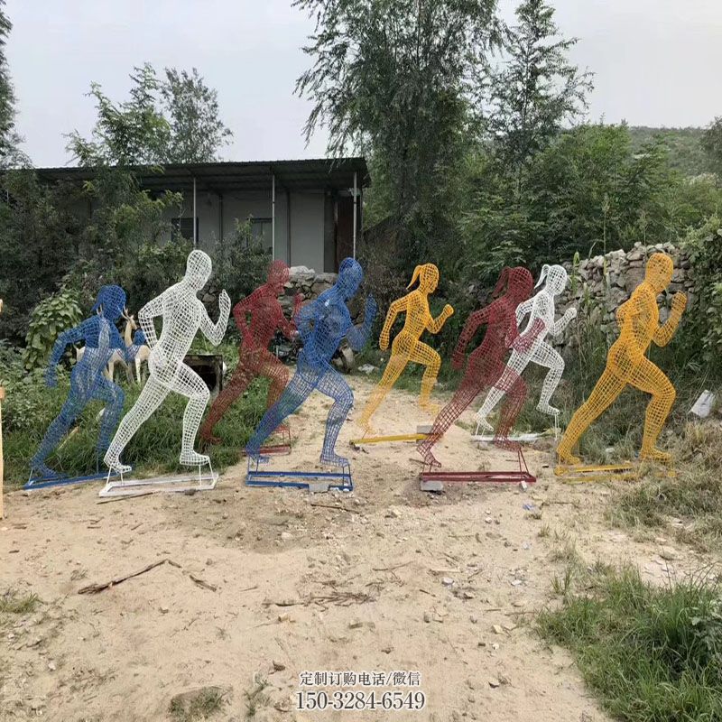 五环人雕塑定制 广场雕塑供求 各类运动员雕塑标准