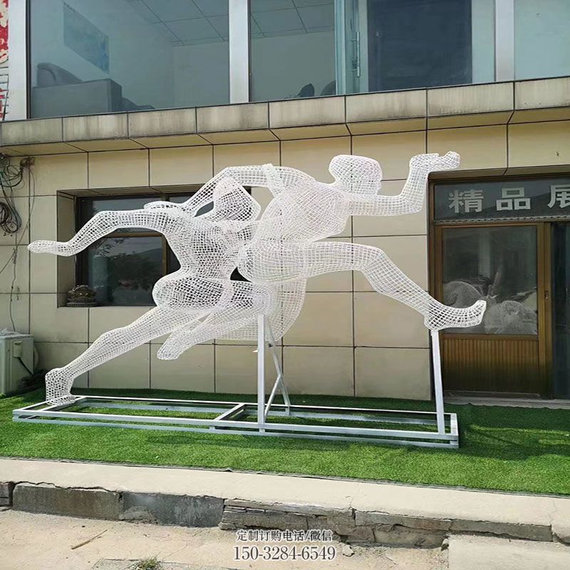 五环人雕塑工艺 雕塑工艺服务商 户外运动员雕塑供给