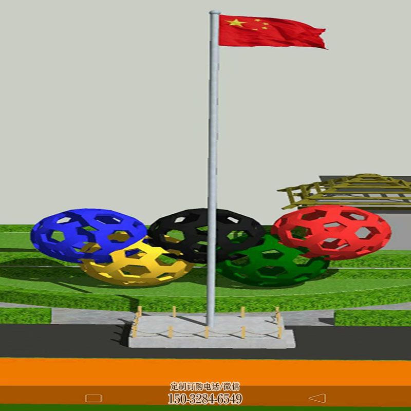 艺术五环人雕塑 景区雕塑优选 户外运动员雕塑供给